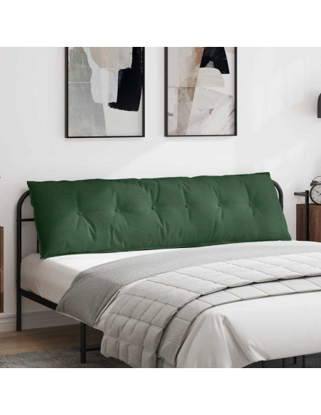 Cuscino per Schiena Verde Giungla 180 x 50 cm Tessuto in Cords