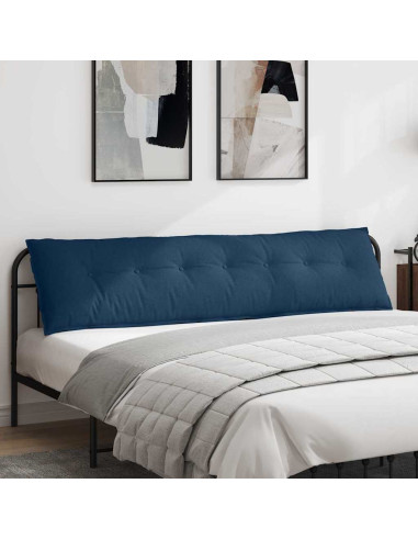Cuscino per Schiena Blu 200 x 19 x 50 cm Tessuto
