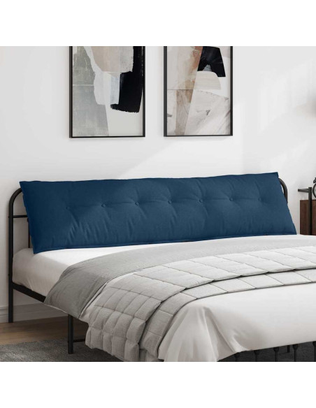 Cuscino per Schiena Blu 200 x 19 x 50 cm Tessuto
