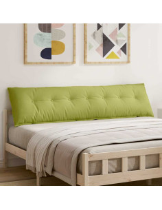 Cuscino per Schiena Verde chiaro 200 x 19 x 50 cm Tessuto
