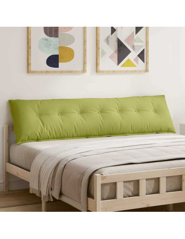 Cuscino per Schiena Verde chiaro 200 x 19 x 50 cm Tessuto