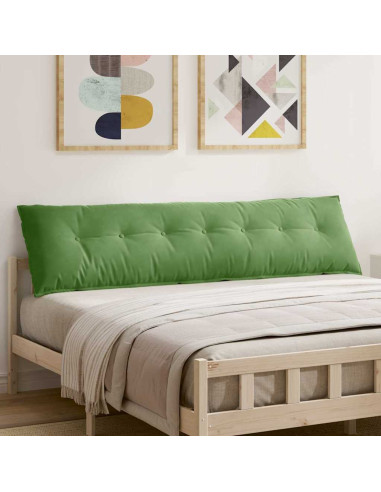 Cuscino per Schiena Verde chiaro 200 x 50 cm Tessuto in Cords