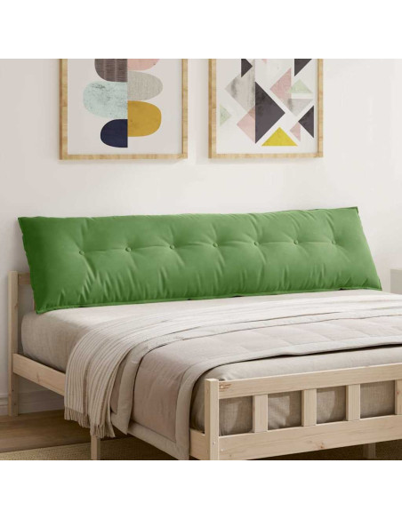 Cuscino per Schiena Verde chiaro 200 x 50 cm Tessuto in Cords