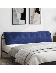 Cuscino per Schiena Blu Polizia 200 x 50 cm Tessuto in Cords