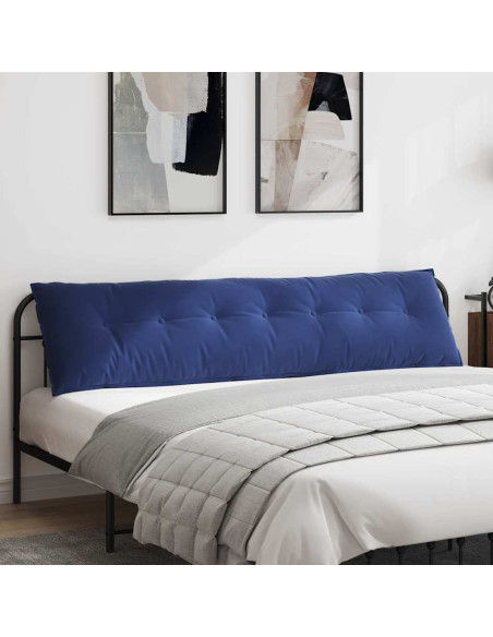 Cuscino per Schiena Blu Polizia 200 x 50 cm Tessuto in Cords