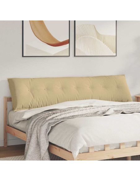 Cuscino per Schiena Grigio Verde 200 x 50 cm Tessuto in Cords