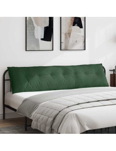 Cuscino per Schiena Verde Giungla 200 x 50 cm Tessuto in Cords