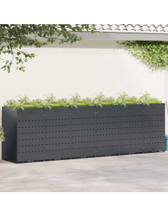 Contenitore per Rifiuti per 6 Bidoni Antracite