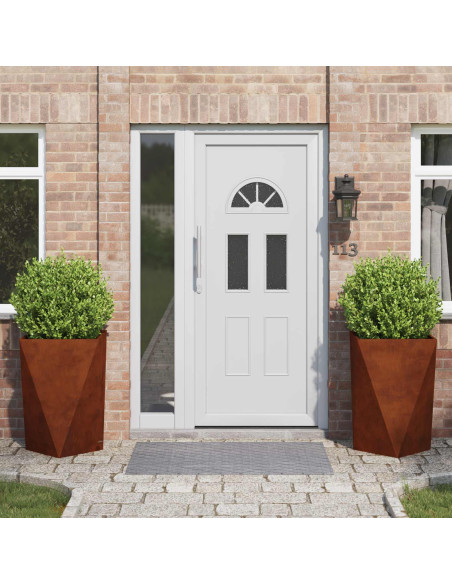 Fioriera 2 pcs Ruggine 50 x 50 x 75 cm