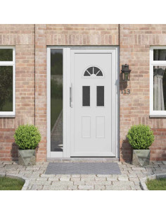 Fioriera 2 pcs Argento 30 x 30 x 30 cm Acciaio zincato