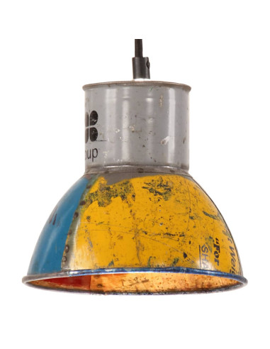 Lampada Sospesa Industriale 25 W Multicolore Rotonda 17 cm E27