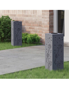 Faro LED solare per sentieri 2 pcs Antracite