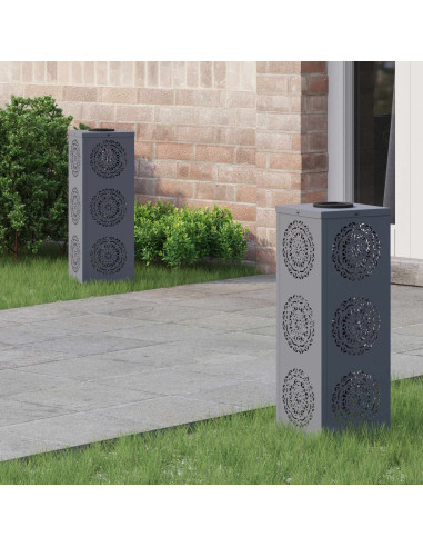 Faro LED solare per sentieri 2 pcs Antracite