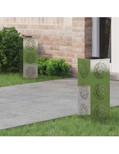 Faro LED solare per sentieri 2 pcs Ruggine