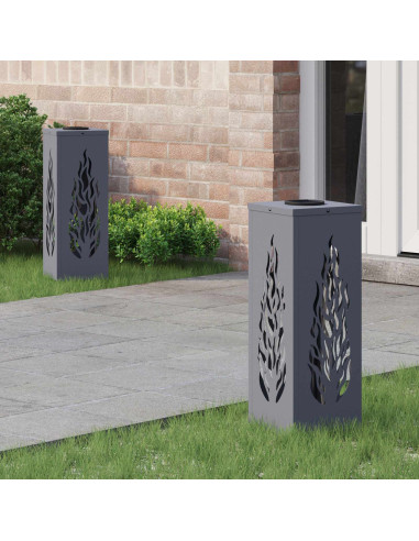 Faro LED solare per sentieri 2 pcs Antracite