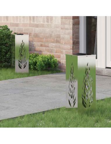 Faro LED solare per sentieri 2 pcs Ruggine