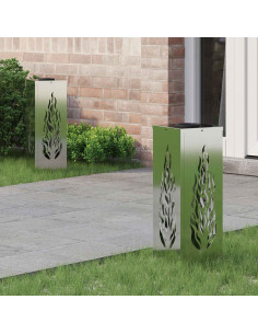 Faro LED solare per sentieri 2 pcs Ruggine