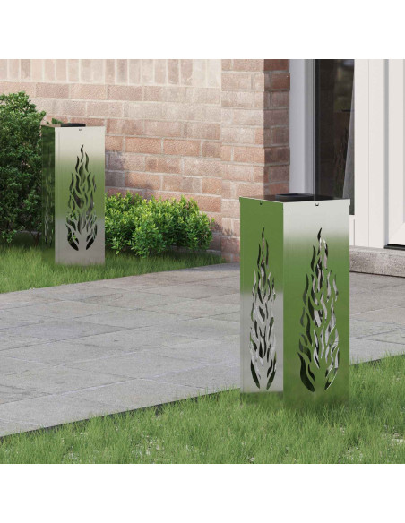 Faro LED solare per sentieri 2 pcs Ruggine