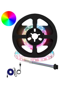 Striscia LED 2 pcs Nero e trasparente 350 mm Rame e plastica