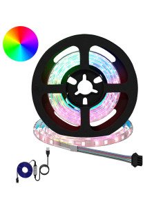 Striscia LED 2 pcs Nero e trasparente 750 mm Rame e plastica