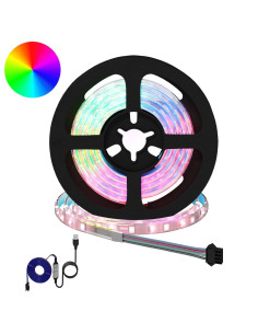 Striscia LED 2 pcs Nero e trasparente 900 mm Rame e plastica