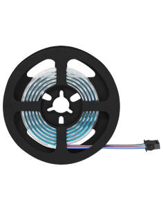 Striscia LED 2 pcs Nero e trasparente 1200 mm Rame e plastica