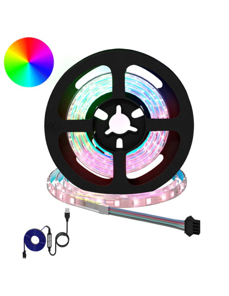 Striscia LED 2 pcs Nero e trasparente 750 mm Rame e plastica