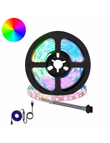 Striscia LED 2 pcs Nero e trasparente 950 mm Rame e plastica