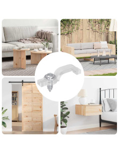 Clip per Striscia LED 2 pcs Trasparente 23,8 x 7,3 x 4,3 mm