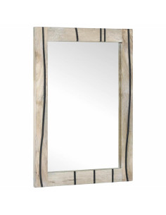 Specchio da bagno con specchio Marrone 70 x 50 x 2,5 cm