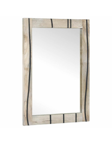 Specchio da bagno con specchio Marrone 70 x 50 x 2,5 cm