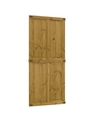 Porta per Granaio CORONA 100x210 cm in Legno Massello di Pino