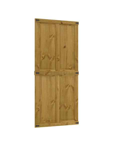 Porta per Granaio CORONA 100x210 cm in Legno Massello di Pino