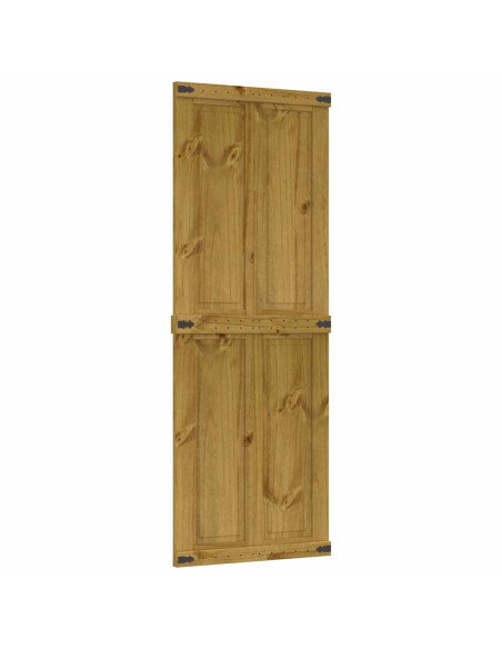 Porta per Granaio CORONA 80x210 cm in Legno Massello di Pino
