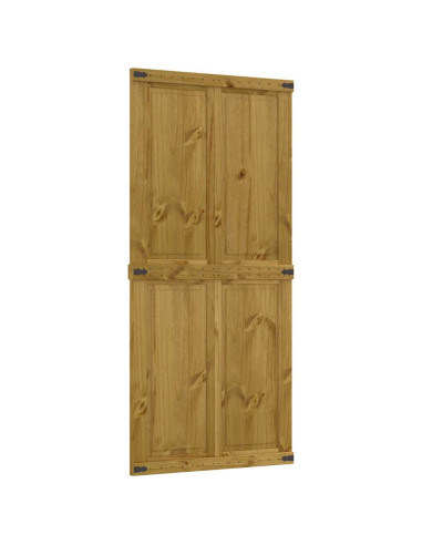 Porta per Granaio CORONA 90x210 cm in Legno Massello di Pino