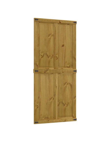 Porta per Granaio CORONA 90x210 cm in Legno Massello di Pino