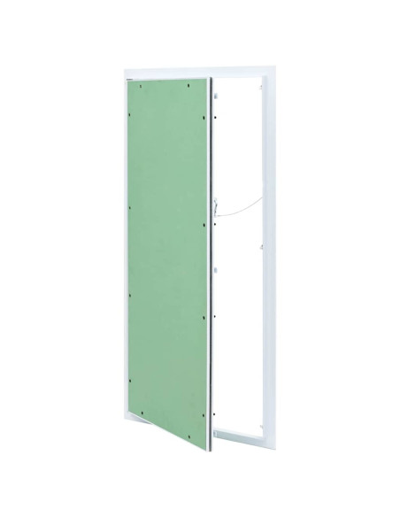 Pannello di Accesso Verde e Argento 45 x 85 cm