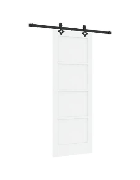 Porta scorrevole ORKDAL Bianco 73,5 x 198,5 cm Pino massello