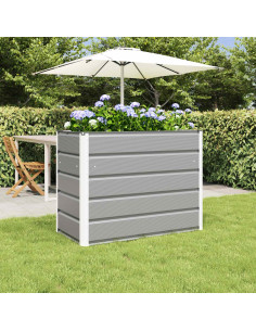 Fioriera Grigio chiaro 480 x 50 x 45 cm Acciaio zincato