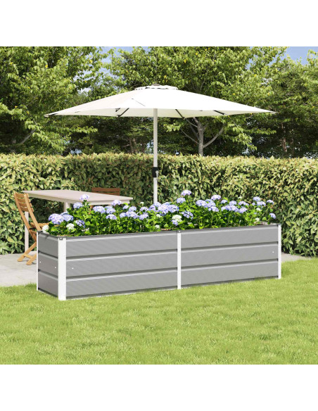 Fioriera Grigio chiaro 480 x 50 x 45 cm Acciaio zincato