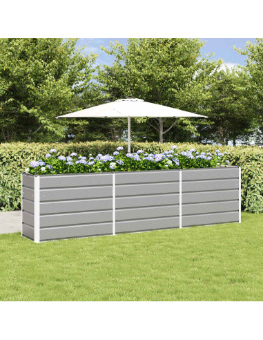 Fioriera Grigio chiaro 480 x 50 x 45 cm Acciaio zincato