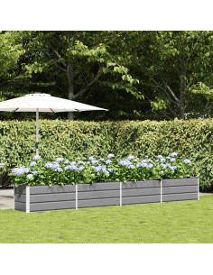 Fioriera Grigio chiaro 480 x 50 x 45 cm Acciaio zincato