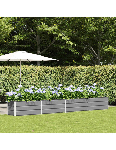 Fioriera Grigio chiaro 480 x 50 x 45 cm Acciaio zincato