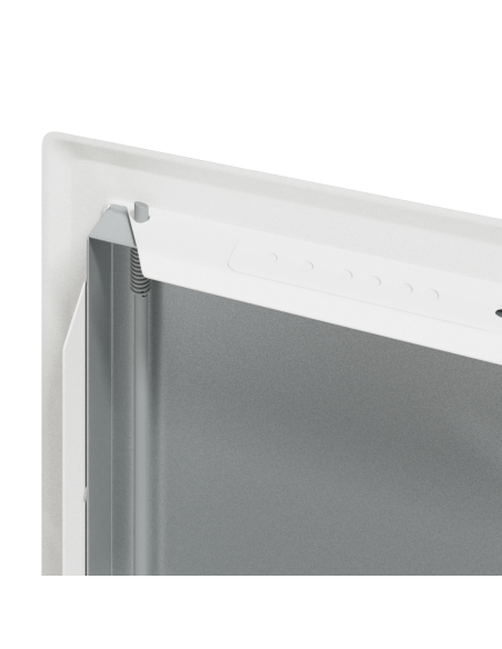 Pannello di Accesso Bianco 63 x 33 x 3 cm Acciaio