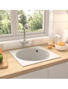 Lavello da cucina Bianco 48 x 48 x 20.5 cm Granito