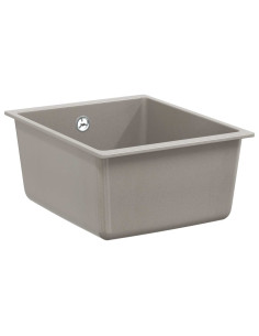 Lavello Grigio 370 x 460 mm 80% Quarzo e 20% Resina