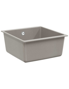 Lavello Grigio 430 x 460 mm 80% Quarzo e 20% Resina