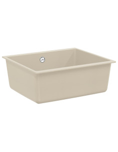 Lavello Beige 530 x 460 mm 80% Quarzo e 20% Resina 2