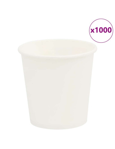 Bicchieri da Caffè in Carta 1000 pz 4oz 100ml Bianco
