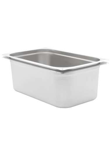 Contenitori Gastronorm 2 pz GN 1/1 200 mm in Acciaio Inox